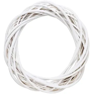 TüRkranz FrüHling,Türkranz Wandkranz, Frühlingskränze, Wicker Kranz Dekor weiße künstliche Kränze, Weihnachten Rattan Ring Ring Blumenreifen Natürlicher Kranzrahmen 30cm Ornamente Handwerk Zubehör