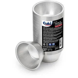 Muffinschalen Einweg rund Ø9cm 100 Stk. Cuki Aluminium für Cupcakes