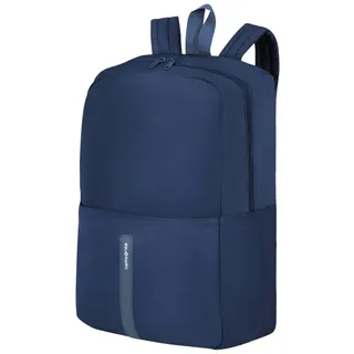 Samsonite TA Revolution - Faltbarer Rucksack, Leicht & Kompakt, Faltrucksack mit reflektierenden Details, Ideal für Reise & Alltag, 44 x 32 x 15 cm, Blau (Midnight Blue)