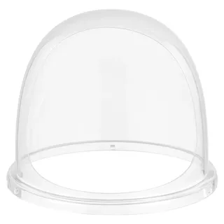 Vevor Zuckerwattemaschinen-Abdeckung, transparente Acrylkuppel, Blasenabdeckung kompatibel mit 15 Zoll Zuckerwattemaschinen-Schüssel für Partys Geschäfte Bodenrillen-Design