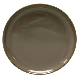 Dessertteller aus brauner Keramik, kratzfest und glatt, für Desserts und Kuchen - Braun
