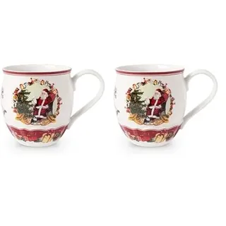 Villeroy & Boch – Toy's Fantasy Jumbobecher, Weihnachten Tasse, Weihnachtstasse, Weihnachtsbecher, Becher Weihnachten, Kaffeebecher, Tasse Winter, Kaffeetasse, Wintertasse Kaffee, Premium Porzellan