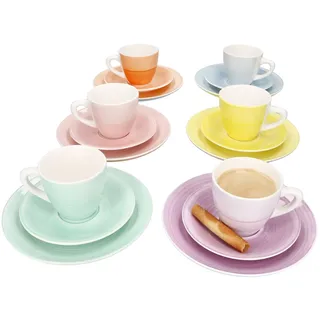 Mambocat Spring Kaffeeservice 18-tlg. bunt