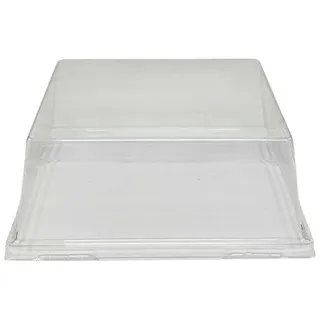 VASCELLA PET-Deckel Höhe 4 cm für Evasion-Teller 10 x 10 cm (400 Stück)