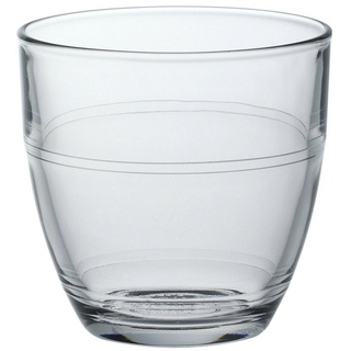 Duralex Tumbler-Glas Gigogne, Glas gehärtet, Tumbler Trinkglas stapelbar 220ml Glas gehärtet transparent 6 Stück 220 ml