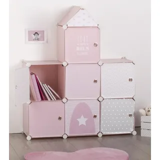 Atmosphera Créateur d'intérieur Kinderregal rosa 96 x 109 x 32 cm Kunststoff