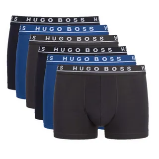 Hugo Boss Herren Boxershorts Unterhosen 10146061 6er Pack, Wäschegröße:L;Artikel:-487 open blue - L
