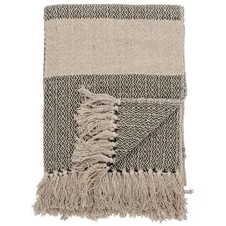 Bloomingville Fidan Throw 130 x 160 cm natur-oliv