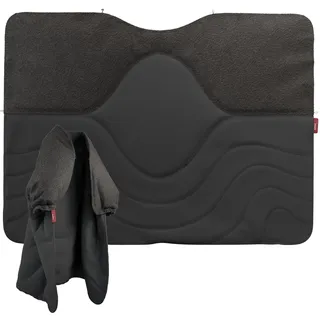 STOOV Huge Hug3 - Heizdecke - Drahtlos - Infrarot-Wärmetechnik - Pro Batterie mit bis zu 5 Std. drahtlose Wärme - 135x180 cm - Wollig Grau