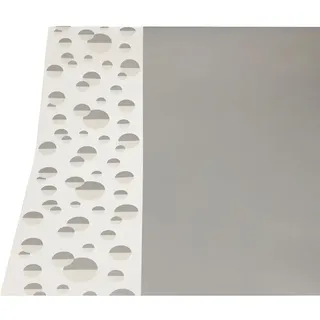 Papstar Tischdecke Papier 3 m x 1,2 m Grau