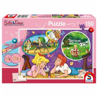 Schmidt Spiele Puzzle Bibi & Tina Freundinnen für immer, 150 Puzzleteile bunt