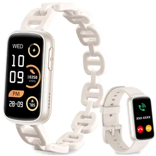 Fitoncloud Smartwatch Damen Herren mit Telefonfunktion,1,47" HD Smart Watches mit Pulsuhr SpO2 Schlafmonitor,Menstruationszyklus,147 Sportmodi Fitness Tracker,Wasserdicht IP68 Sportuhr für Android iOS
