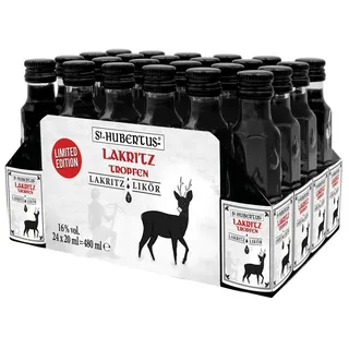 st. hubertus likör Lakritz Likör 16% Vol. 0,02 l