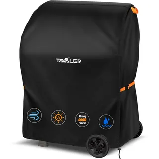 Tavaler Grillabdeckung Wetterfest-90x70x110 cm Grill Abdeckhaube 600D Oxford-Stoff Grillhaube Gasgrill Abdeckung Grill Schutzhülle für Weber, Enders, Char Broil Serie