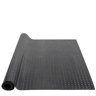 Gummimatte 1848 X 1236mm Bodenmatte Sbr-gummi Bodenbelag 3 Mm Dicke Noppenmatte Diamant Tränenblech Bodenmatte Antirutschmatte Gummibelag Ideal Für Garagen, Lagerhallen, Fitnessstudios, Gehwege