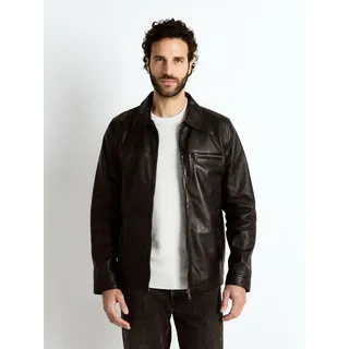 Lederjacke JCC "31025201", Damen, Gr. 52, schwarz, Oberstoff: 100% Lammleder; Futter: 100% Baumwolle; Ärmelfutter: 100% Polyester; Taschenfutter: 100% Baumwolle, Jacken