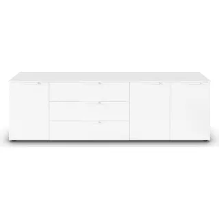 Kommode RAUCH "Flipp" Sideboards Gr. B/H/T: 200 cm x 61 cm x 42 cm, 3, weiß (alpinweiß) Kommode 3-türig mit 3 Schubladen und Soft-Close-Funktion
