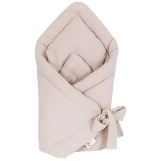 Einschlagdecke BABYLUX Einschlagdecke Musselin BABYHÖRNCHEN 75 x 75 cm Neugeborene, BabyLux, Sand beige