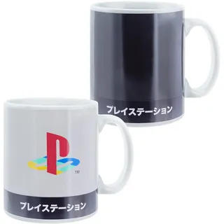 Playstation Heritage XL Wärmewechsel-Kaffeetasse, 550 ml, Farbwechsel-Keramikbecher