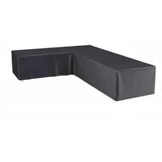 Platinum Schutzhülle für L-förmige Lounge-Sets 330 x 255 x 100 cm Polyester schwarz