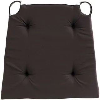 sleepling Stuhlkissen Sitzkissen, für Indoor und Outdoor, mit Klettverschluss, langlebig und abriebfest braun
