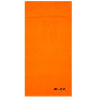 JELEX "100FIT" Fitness Handtuch mit Zip-Tasche orange-Größe:Einheitsgröße