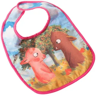 HEUNEC 255678 - Rosalie & Trüffelchen Lätzchen 1 (Rückseite: rosa), 25 cm