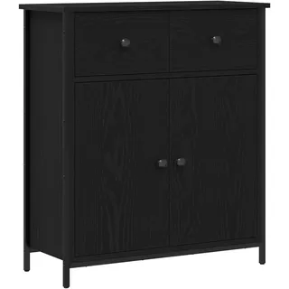 vidaXL Sideboard 70 x 80 x 30 cm Schwarz
