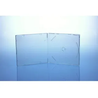 Sauerwald CD / DVD Hüllen, slimcase, transparent, 100 Stück