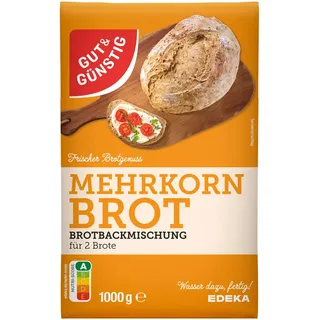 Gut Günstig Brotbackmischung Mehrkornbrot 1000g Packung