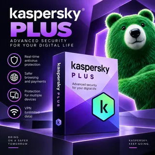 Kaspersky Lab Kaspersky Plus 2025 5 Geräte / 2 Jahre ESD