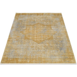 Teppich COLOUR MEDI, OCI DIE TEPPICHMARKE, rechteckig, Höhe: 8 mm goldfarben 67 cm x 130 cm x 8 mm