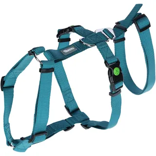 Kerbl Panikgeschirr Hundegeschirr Petrol Halsumfang 30-41cm