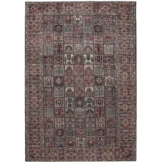benuta Vintage-Teppich, Mehrfarbig, Rot, Kunststoff, Vintage, Rechteckig, 200x300 cm, Oeko-Tex® Standard 100, in verschiedenen Größen erhältlich, rutschfeste Unterfläche, waschbar, Teppiche & Böden, Teppiche, Vintage-Teppiche