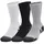 Performance Tech Crew Socken Grau/Schwarz/Weiß 47-50