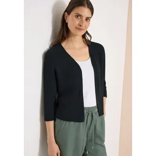Cecil Offene 3/4-Arm Jacke im Ajour-Look Grün L