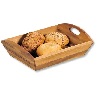 KESPER Brot- & Aufbewahrungskorb Holz Braun