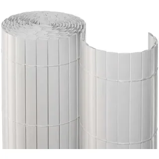 Sichtschutz für Balkon "Hamburg", PVC eco Ausführung, 100 x 300cm, weiss
