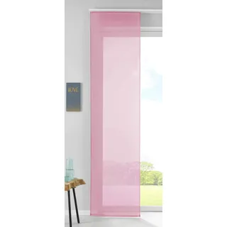 Gardinenbox Flächenvorhang Paneelwagen 245 x 245 cm Rosa