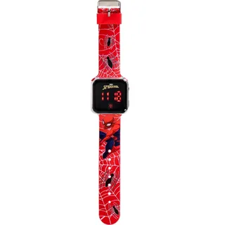 Otto Simon Spiderman LED Uhr - Rot