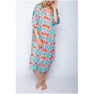 Emily Van Den Bergh Blusenkleid Kleid EMILY VAN DEN BERGH rosa Aqua-Ornament