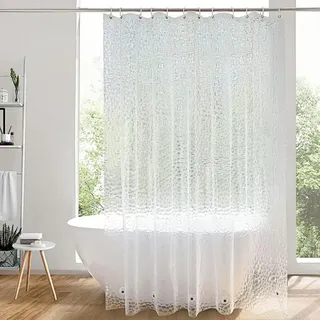 luxuskollektion Duschvorhang 200 x 200 cm transparent