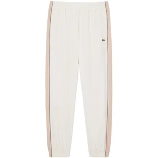 Lacoste Regular Fit Jogginghose Beige/Weiß M