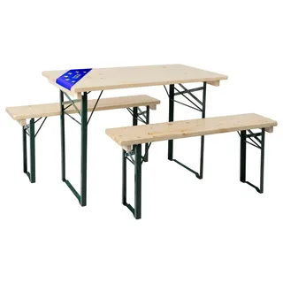 Stagecaptain Bierzeltgarnitur 3-tlg. Beige