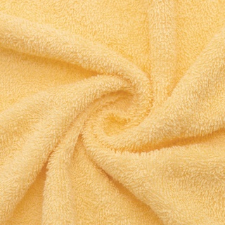 ZOLLNER 6er Set Handtücher in 50x100 cm - besonders weiche und saugstarke Gästehandtücher in gelb - mit praktischem Aufhänger - waschbar bis 95°C - Baumwolle - Hotelqualität