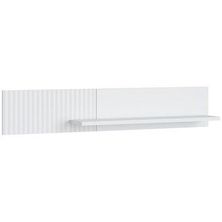 Lomadox Wandregal PLYMOUTH-129, 140 cm breit in weiß, B/H/T: ca. 140/26/22 cm weiß