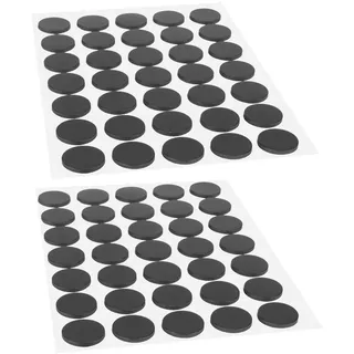 ECENCE Magnetplättchen selbstklebend 70x Klebemagnete selbstklebend | Ø18x2mm Magnet Klebeplättchen für Bilder, Poster oder Notizen