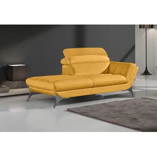 Egoitaliano Recamiere Leder gelb