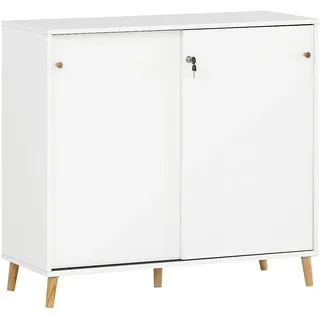 Schildmeyer Serie 500 Aktenschrank 100,1 x 41,0 x 92,6 cm weiß