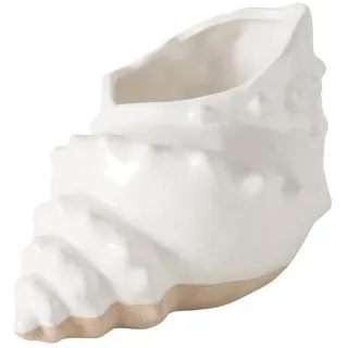 Boltze Vase SHELBY (BHT 14,50x12,80x19,50 cm) - weiß - BHT 14,50x12,80x19,50 cm